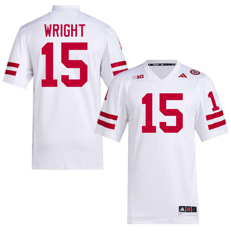 Ceyair Wright Nebraska Jersey,Nebraska Cornhuskers Football Uniforms,Jersey-White